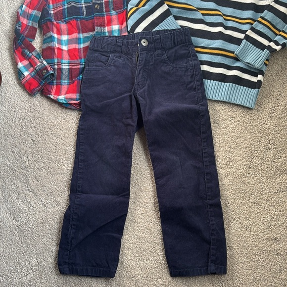 EUC Gymboree 4T lot. Flannel, sweater, corduroy 
pants. - Picture 2 of 5
